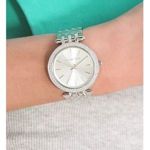Michael KORS Silver Darci Glitz Watch